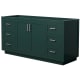 A thumbnail of the Wyndham Collection WCF2929-66S-CX-MXX Green / Brushed Nickel Hardware