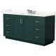 A thumbnail of the Wyndham Collection WCF292966S-QTZ-US3MXX Green / Giotto Quartz Top / Brushed Nickel Hardware