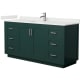 A thumbnail of the Wyndham Collection WCF292966S-QTZ-UNSMXX Green / White Quartz Top / Brushed Nickel Hardware