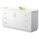 A thumbnail of the Wyndham Collection WCF292966S-QTZ-US3MXX White / Giotto Quartz Top / Brushed Gold Hardware