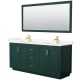 A thumbnail of the Wyndham Collection WCF292972D-QTZ-UNSM70 Green / Giotto Quartz Top / Brushed Gold Hardware