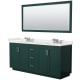 A thumbnail of the Wyndham Collection WCF292972D-QTZ-US3M70 Green / White Quartz Top / Brushed Nickel Hardware
