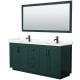 A thumbnail of the Wyndham Collection WCF292972D-QTZ-UNSM70 Green / Giotto Quartz Top / Matte Black Hardware