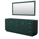 A thumbnail of the Wyndham Collection WCF2929-84D-CX-M70 Green / Brushed Gold Hardware