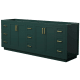 A thumbnail of the Wyndham Collection WCF2929-84D-CX-MXX Green / Brushed Gold Hardware