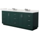 A thumbnail of the Wyndham Collection WCF292984D-QTZ-US3MXX Green / White Quartz Top / Brushed Nickel Hardware