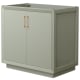 A thumbnail of the Wyndham Collection WCF414136S-CXSXX-MXX Light Green / Satin Bronze Hardware