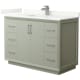 A thumbnail of the Wyndham Collection WCF414148S-QTZ-UNSMXX Light Green / Giotto Quartz Top / Brushed Nickel Hardware