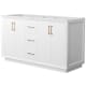 A thumbnail of the Wyndham Collection WCF414160D-CXSXX-MXX White / Satin Bronze Hardware