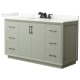 A thumbnail of the Wyndham Collection WCF414160S-QTZ-US3MXX Light Green / Giotto Quartz Top / Matte Black Hardware