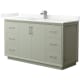 A thumbnail of the Wyndham Collection WCF414160S-QTZ-UNSMXX Light Green / Giotto Quartz Top / Brushed Nickel Hardware
