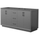 A thumbnail of the Wyndham Collection WCF414166D-CXSXX-MXX Dark Gray / Matte Black Hardware