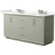 A thumbnail of the Wyndham Collection WCF414166D-QTZ-US3MXX Light Green / Giotto Quartz Top / Brushed Nickel Hardware