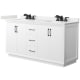 A thumbnail of the Wyndham Collection WCF414166D-QTZ-US3MXX White / White Quartz Top / Matte Black Hardware