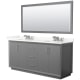 A thumbnail of the Wyndham Collection WCF414172D-QTZ-US3M70 Dark Gray / Giotto Quartz Top / Brushed Nickel Hardware