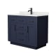 A thumbnail of the Wyndham Collection WCG262642S-QTZ-UNSMXX Dark Blue / Giotto Quartz Top / Matte Black Hardware