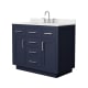 A thumbnail of the Wyndham Collection WCG262642S-QTZ-US3MXX Dark Blue / Giotto Quartz Top / Brushed Nickel Hardware