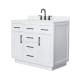 A thumbnail of the Wyndham Collection WCG262642S-QTZ-US3MXX White / White Quartz Top / Matte Black Hardware