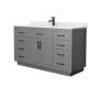 A thumbnail of the Wyndham Collection WCG262660S-QTZ-UNSMXX Dark Gray / Giotto Quartz Top / Matte Black Hardware