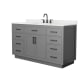 A thumbnail of the Wyndham Collection WCG262660S-QTZ-US3MXX Dark Gray / Giotto Quartz Top / Matte Black Hardware