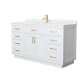 A thumbnail of the Wyndham Collection WCG262660S-QTZ-UNSMXX White / White Quartz Top / Brushed Gold Hardware