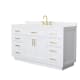 A thumbnail of the Wyndham Collection WCG262660S-QTZ-US3MXX White / White Quartz Top / Brushed Gold Hardware