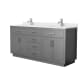 A thumbnail of the Wyndham Collection WCG262672D-QTZ-UNSMXX Dark Gray / Giotto Quartz Top / Brushed Nickel Hardware