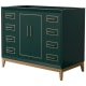 A thumbnail of the Wyndham Collection WCH515142S-CXSXX-MXX Green / Satin Bronze Hardware