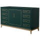 A thumbnail of the Wyndham Collection WCH515160S-CXSXX-MXX Green / Satin Bronze Hardware