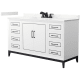 A thumbnail of the Wyndham Collection WCH515160S-QTZ-US3MXX White / Giotto Quartz Top / Matte Black Hardware