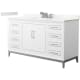 A thumbnail of the Wyndham Collection WCH515160S-QTZ-US3MXX White / Giotto Quartz Top / Brushed Nickel Hardware