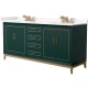 A thumbnail of the Wyndham Collection WCH515172D-QTZ-US3MXX Green / Giotto Quartz Top / Satin Bronze Hardware