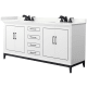 A thumbnail of the Wyndham Collection WCH515172D-QTZ-US3MXX White / Giotto Quartz Top / Matte Black Hardware