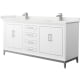 A thumbnail of the Wyndham Collection WCH515172D-QTZ-UNSMXX White / White Quartz Top / Brushed Nickel Hardware