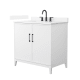 A thumbnail of the Wyndham Collection WCH717136S-QTZ-US3MXX White / White Quartz Top / Matte Black Hardware