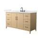 A thumbnail of the Wyndham Collection WCH717160S-QTZ-US3MXX White Oak / Giotto Quartz Top / Matte Black Hardware