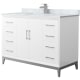 A thumbnail of the Wyndham Collection WCH818148S-CMUNS-MXX White / Brushed Nickel Hardware