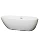 A thumbnail of the Wyndham Collection WC-BT1000-71 White / Brushed Nickel Trim