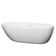 A thumbnail of the Wyndham Collection WCOBT100071 White / Shiny White Trim