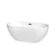 A thumbnail of the Wyndham Collection WCOBT200060 White / Matte Black Trim