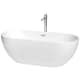 A thumbnail of the Wyndham Collection WCOBT200067ATP11 White / Polished Chrome Trim