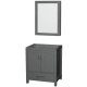 A thumbnail of the Wyndham Collection WCS141430SSXXMED Dark Gray / Brushed Chrome Hardware