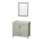 A thumbnail of the Wyndham Collection WCS141436SSXXM24 Light Green / Brushed Nickel Hardware