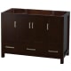 A thumbnail of the Wyndham Collection WC-1414-48-SGL-UM-VAN Espresso / Brushed Chrome Hardware