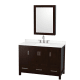 A thumbnail of the Wyndham Collection WCS141448S-QTZ-US3MED Espresso / Giotto Quartz Top / Brushed Chrome Hardware