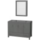 A thumbnail of the Wyndham Collection WCS141448SSXXMED Dark Gray / Brushed Chrome Hardware