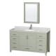 A thumbnail of the Wyndham Collection WCS141460SUNSMED Light Green / Brushed Nickel Hardware