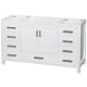 A thumbnail of the Wyndham Collection WC-1414-60-SGL-UM-VAN White / Brushed Chrome Hardware