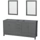 A thumbnail of the Wyndham Collection WCS141472DSXXM24 Dark Gray / Brushed Chrome Hardware
