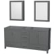 A thumbnail of the Wyndham Collection WCS141472DSXXMED Dark Gray / Brushed Chrome Hardware